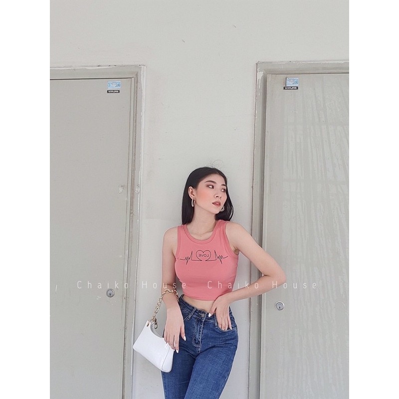 ÁO CROPTOP BA LỖ LOVE