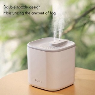 Home Air Humidifier 3000ML Double Nozzle Cool Mist Diffuser White
