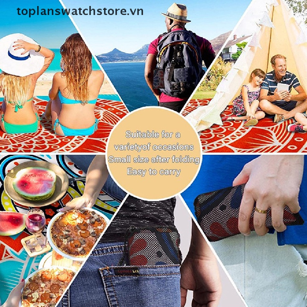 Thảm Cắm Trại Chống Thấm Nước Gọn Nhẹ Có Thể Gấp Gọn Tiện Dụng