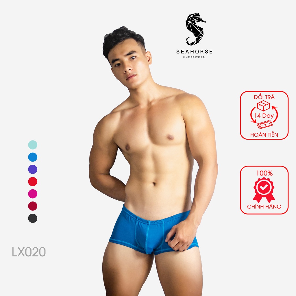 COMBO 3,5,7 quần lót BOXER nam thun lạnh co giãn đa chiều LX020 SEAHORSE UNDERWEAR