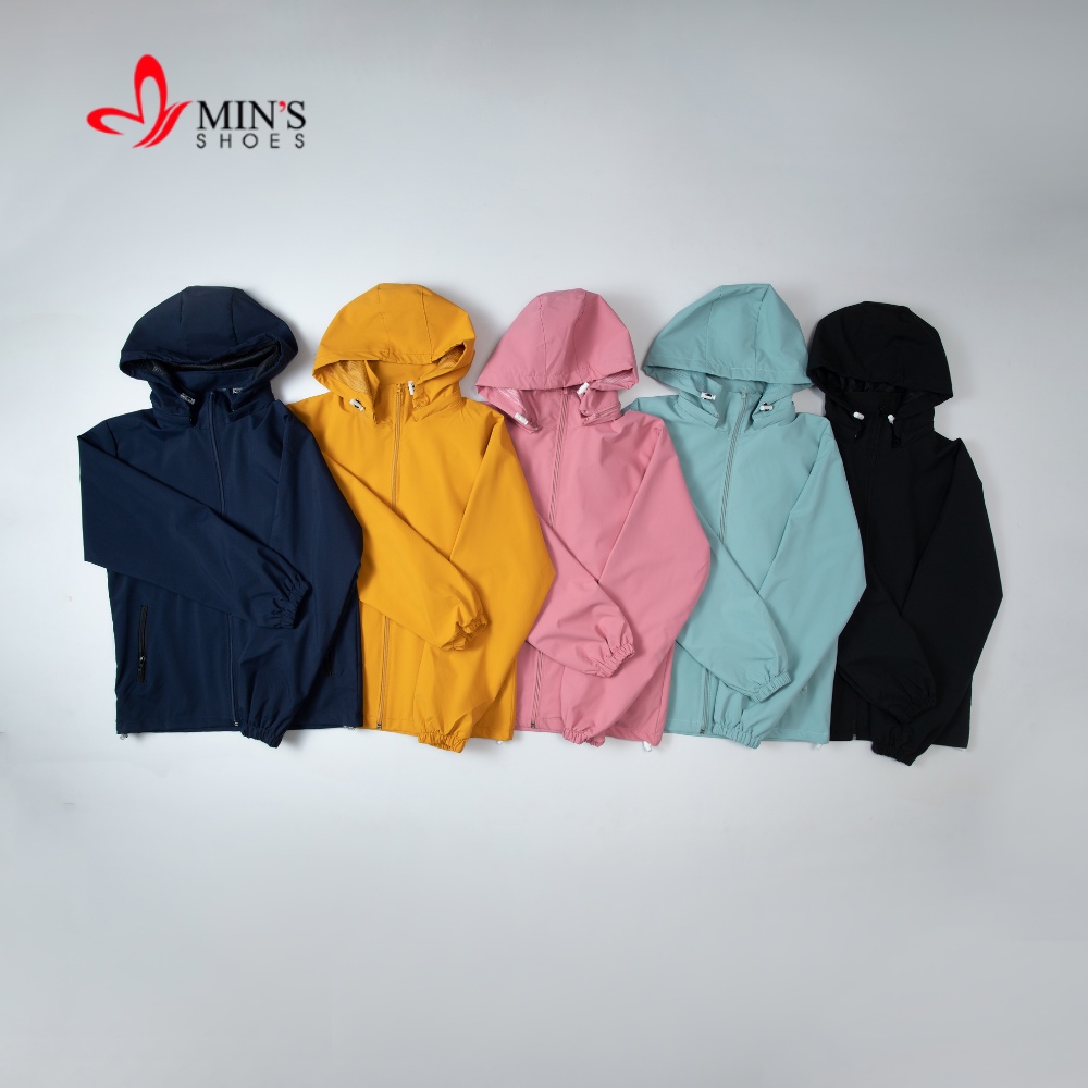 Min's Shoes - Áo Khoác Gió Cao Cấp 2 Lớp, Tráng Bạc, Chống Nước, Cản Gió Ngăn Tia UV Tuyệt Đối 859