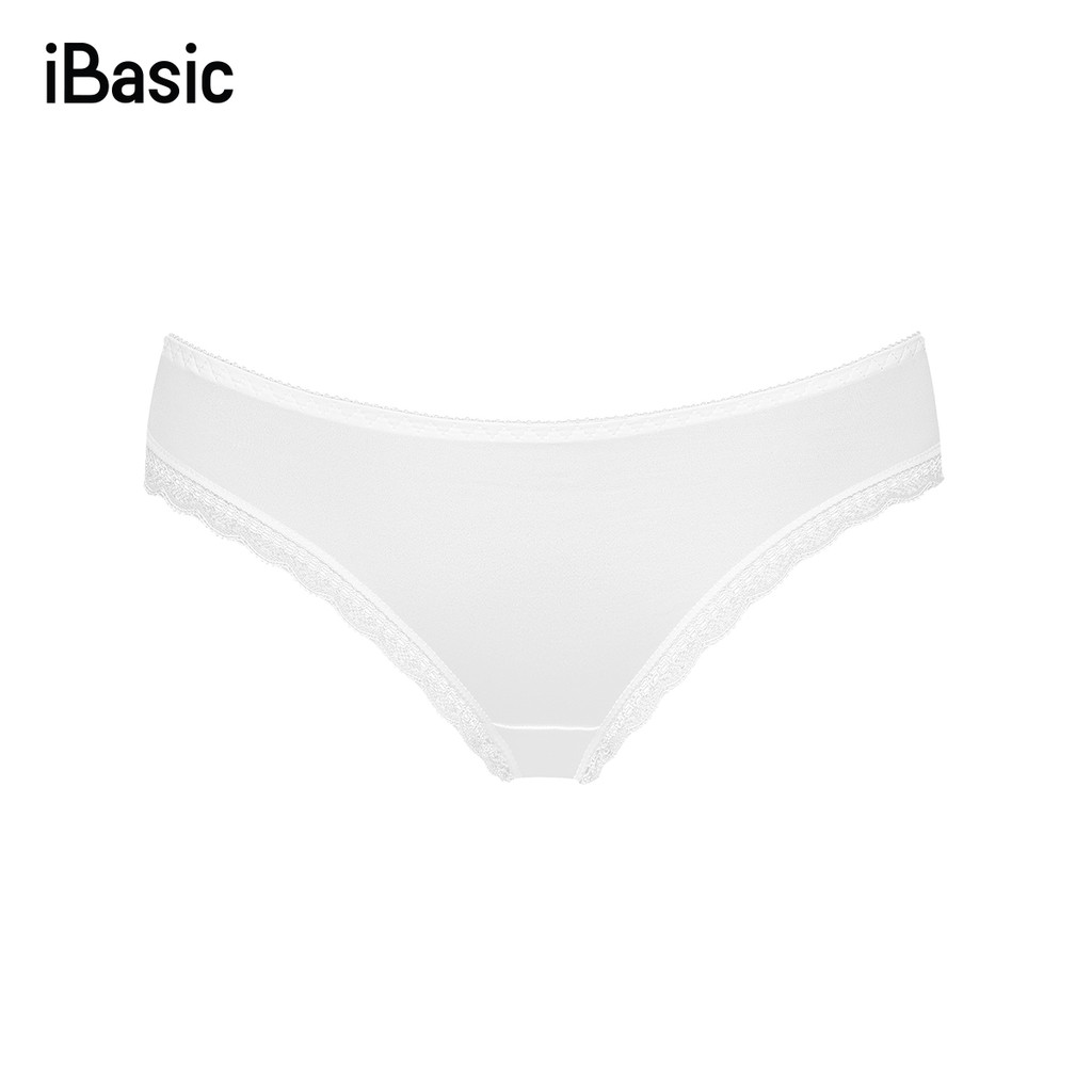 [HĐ 999k tặng 1 túi cói] Quần lót nữ bikini phối ren iBasic V153