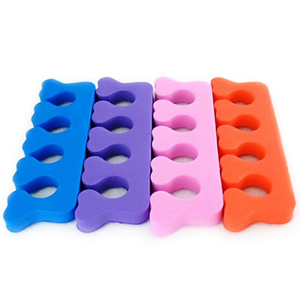 Set 10 / 20 Miếng Xốp Mềm Tách Ngón Chân Để Làm Móng Tại Nhà / Salon