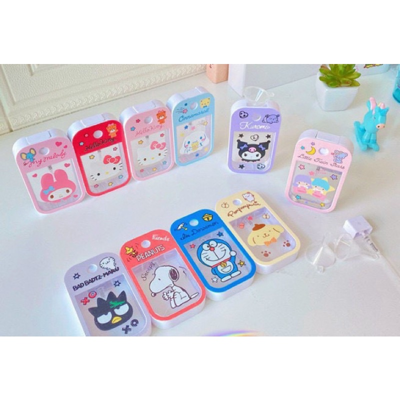 Chai rỗng chiết nước hoa mini bình xịt cồn cầm tay mini tiện lợi mẫu dễ thương