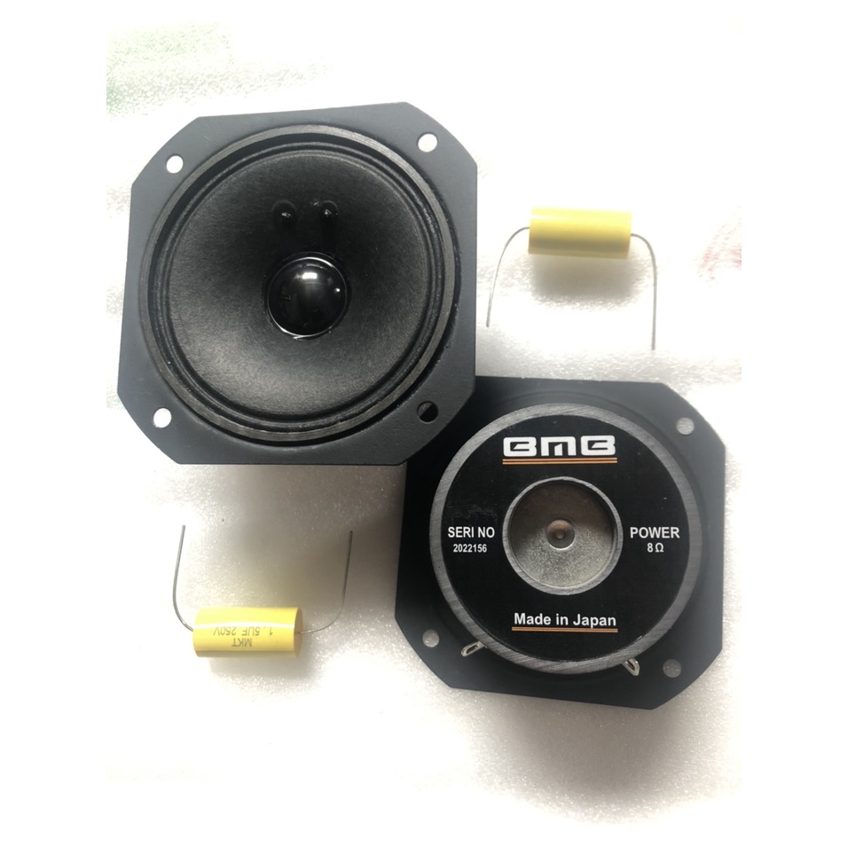 Loa Trép Giấy 10cm Từ Kép Vuông BMB Cao Cấp - Giá 1 Đôi Treble 2 Từ