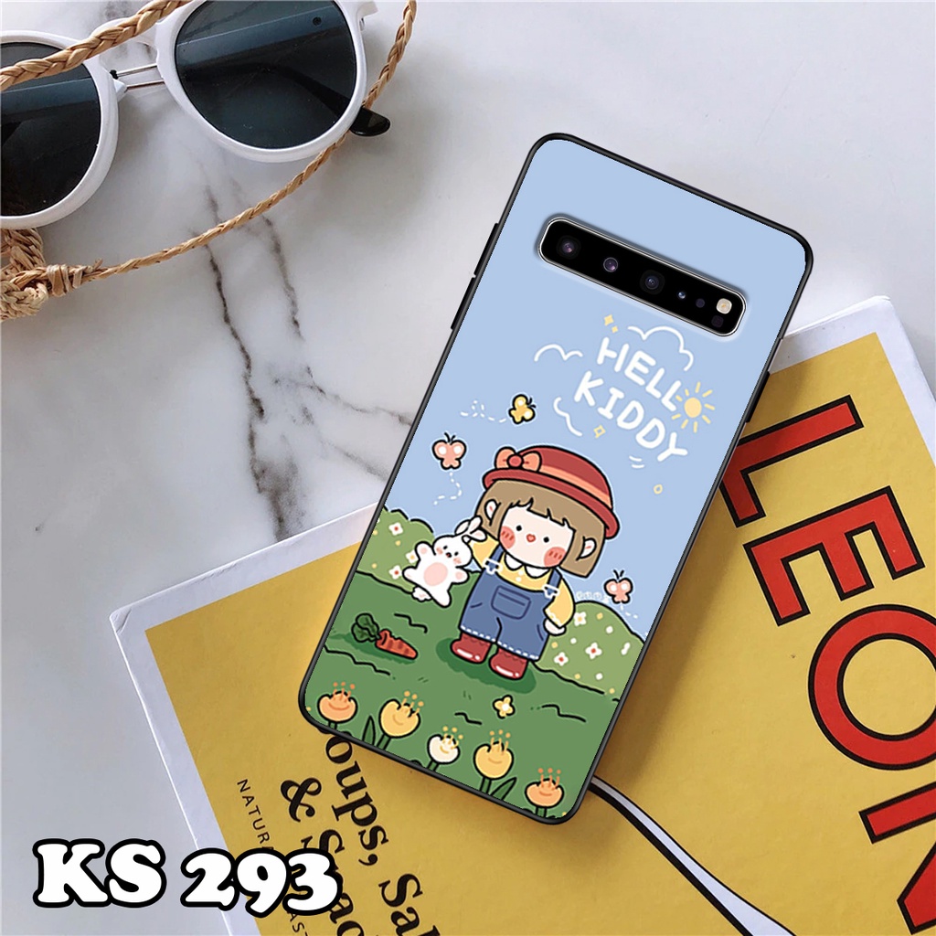 Ốp lưng Samsung S10 - S10 Plus - S10 5G - S10 Lite - S10e - Ốp Samsung in hình Ngân hà &amp; Roro Jumb - Lưng nhám viền TPU