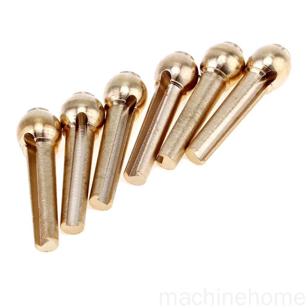 Set 6 chốt giữ dây đàn guitar bằng đồng chuyên dụng