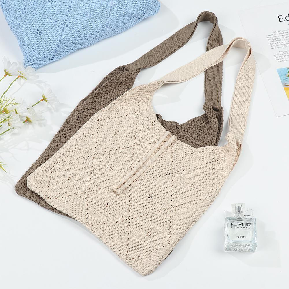 Túi Xách Tote Cỡ Lớn Đan Len Thời Trang