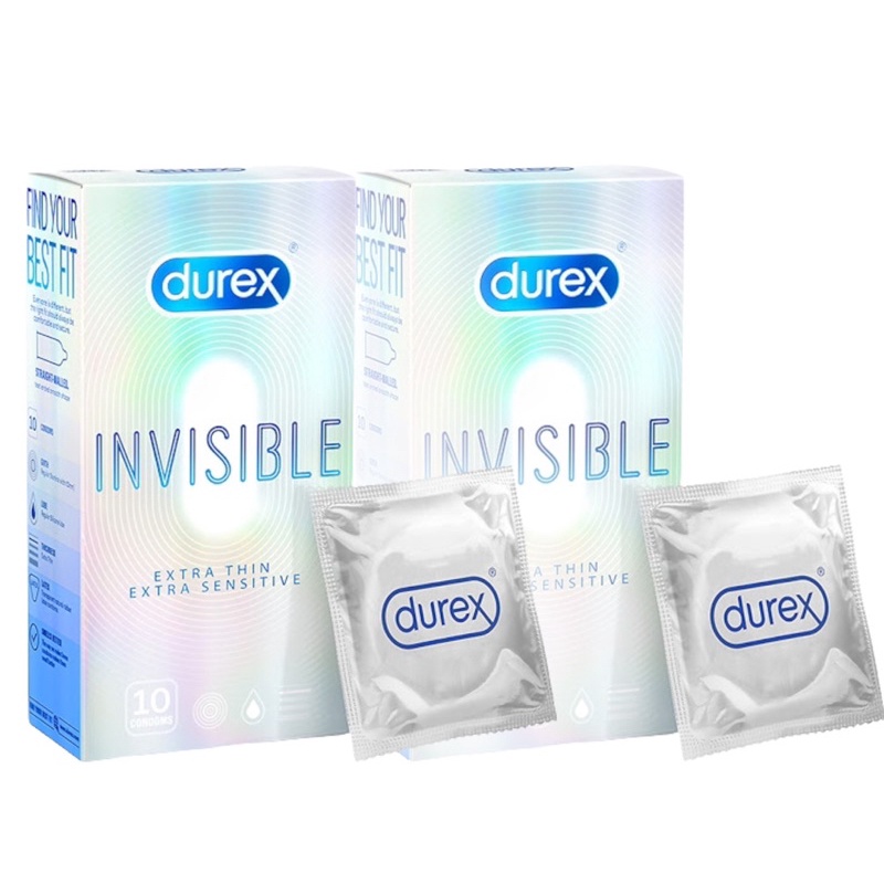 Combo 2 Hop Bao Cao Su Durex INVISIBLE Extra Thin