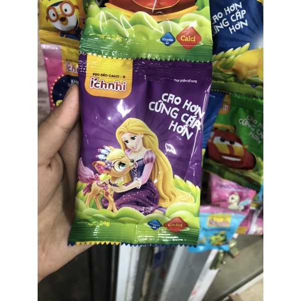 Kẹo dẻo Ích Nhi Canxi , Tăng đề kháng , Bổ sung lợi khuẩn