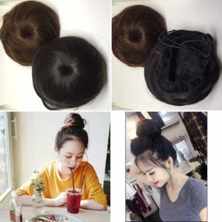 Tóc giả búi củ tỏi