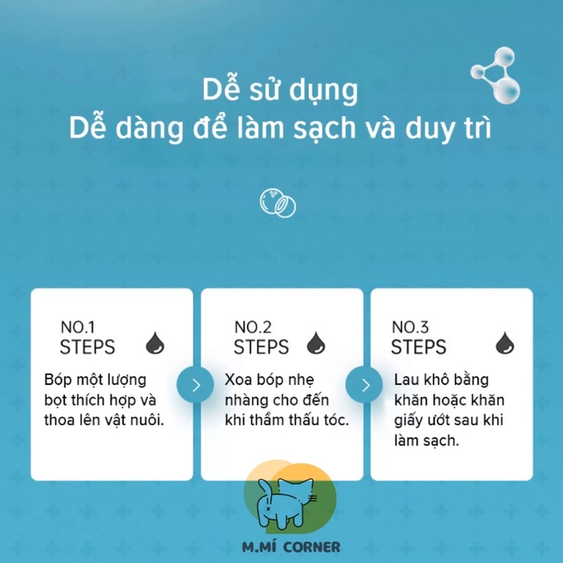 Sữa Tắm Khô Bọt Tắm Khô Dành Cho Chó Mèo Borammy 400ML