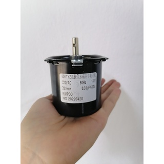 Động cơ giảm tốc 14w 220vac 68ktyz trục 7 mm ,dùng chế máy quay vịt ,băng tải ,bếp nướng tự động motor 220v moto 220v