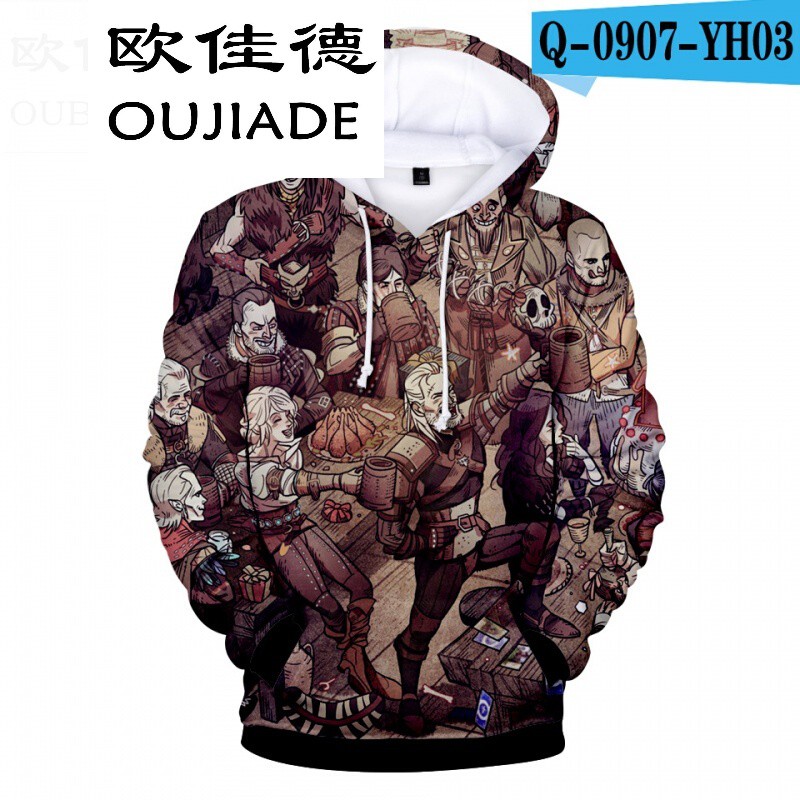 áo hoodie in hình 3d