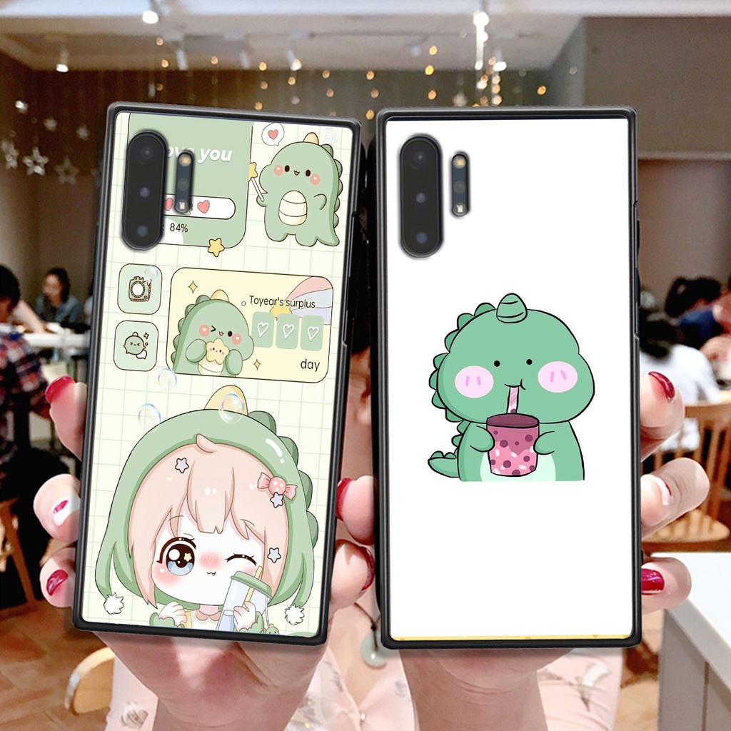 Ốp Samsung Note 10 / Note 10 Plus / Note 10+ in hình khủng long Dino siêu dễ thương