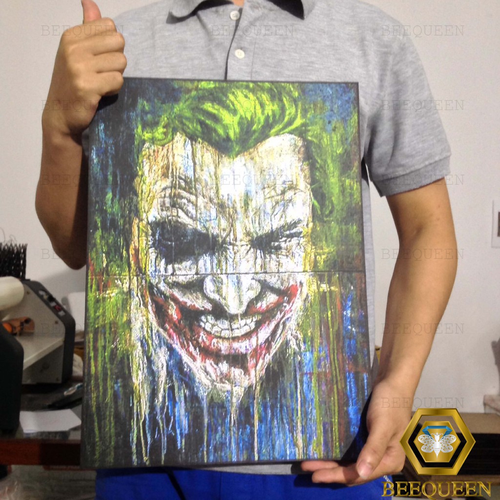 Tranh Joker Trang Trí - Tranh Nhân Vật Jocker Treo Tường Trang Trí