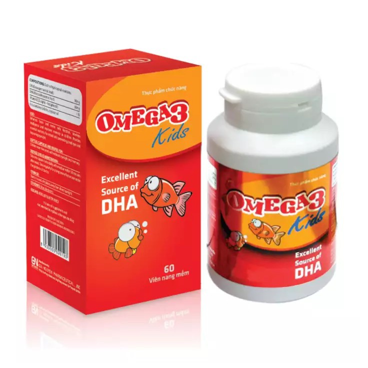 Omega 3 Kids.Giúp Bé Sáng Mắt,Tăng Cường Thị Lực,Phòng Cận Thị Giảm Mỏi Mắt