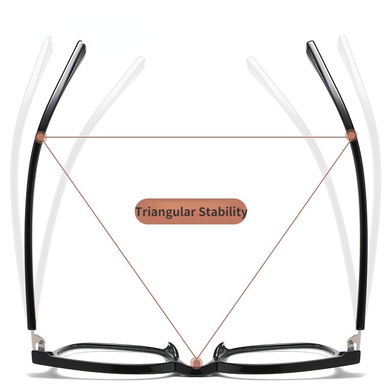 Mắt Kính Gọng Vuông Chống Ánh Sáng Xanh Thời Trang