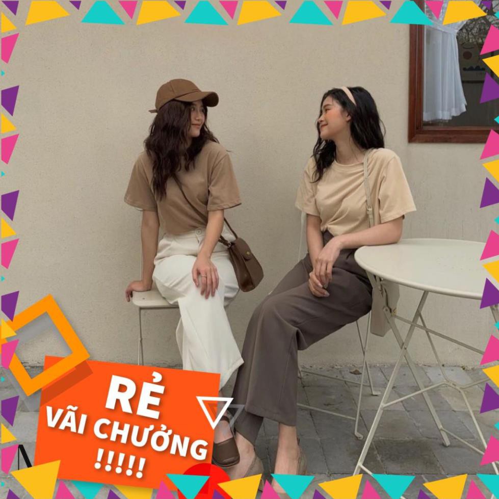 [SALE_SỐC_45%] SET ÁO THUN VÀ QUẦN SUÔNG - CHẤT LIỆU KAKI COTTON CAO CẤP - MÀU NÂU-NUDE- [THIẾT KẾ] [HOT] | BigBuy360 - bigbuy360.vn