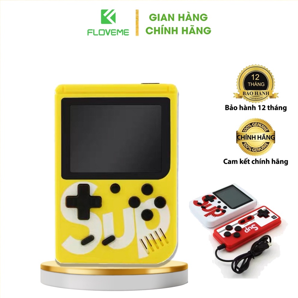 Máy Chơi Game Cầm Tay Sup Giá Rẻ 400 Trò - Kèm Tay Cầm Chơi Game Được 2 Người - Gaming Loại: AVG, ACT, RPG - Pin Lithium