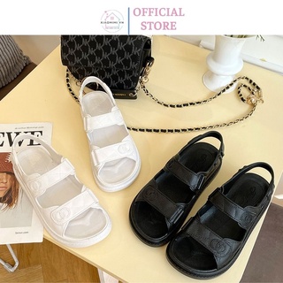 Sandal nữ đế bánh mỳ hai quai ngang chất cao su non mềm đẹp hàng Quảng Châu cao cấp XIAOMIMI G2.028.TR.39