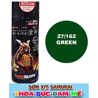 SƠN SAMURAI KUROBUSHI MÀU XANH LÁ TIÊU CHUẨN (162)