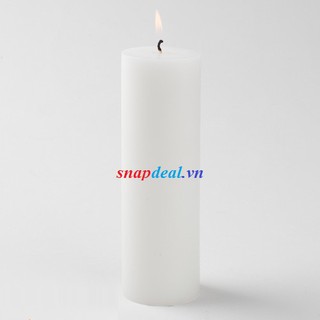 Nến trụ trắng đường kính 5.5cm