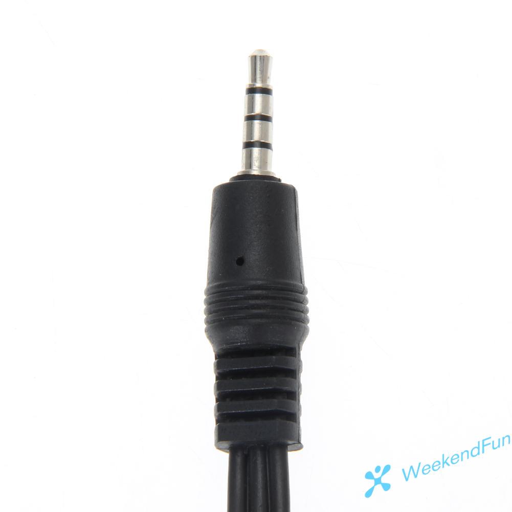 Cáp Chuyển Đổi Âm Thanh 3.5mm Sang 3 Rca 1.2m 4ft