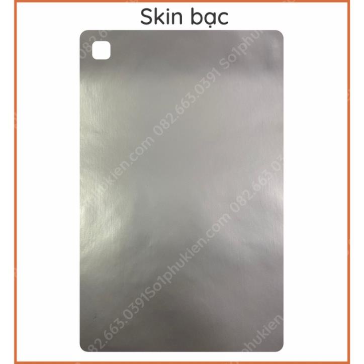 Miếng dán mặt lưng skin carbon Samsung Tab A7 2020 / Tab T505  có 7 loại skin để lựa chọn