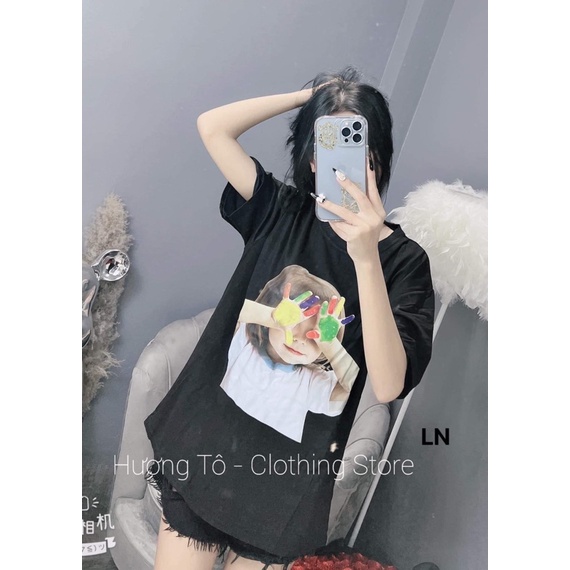 Áo phông em bé tay màu DA6