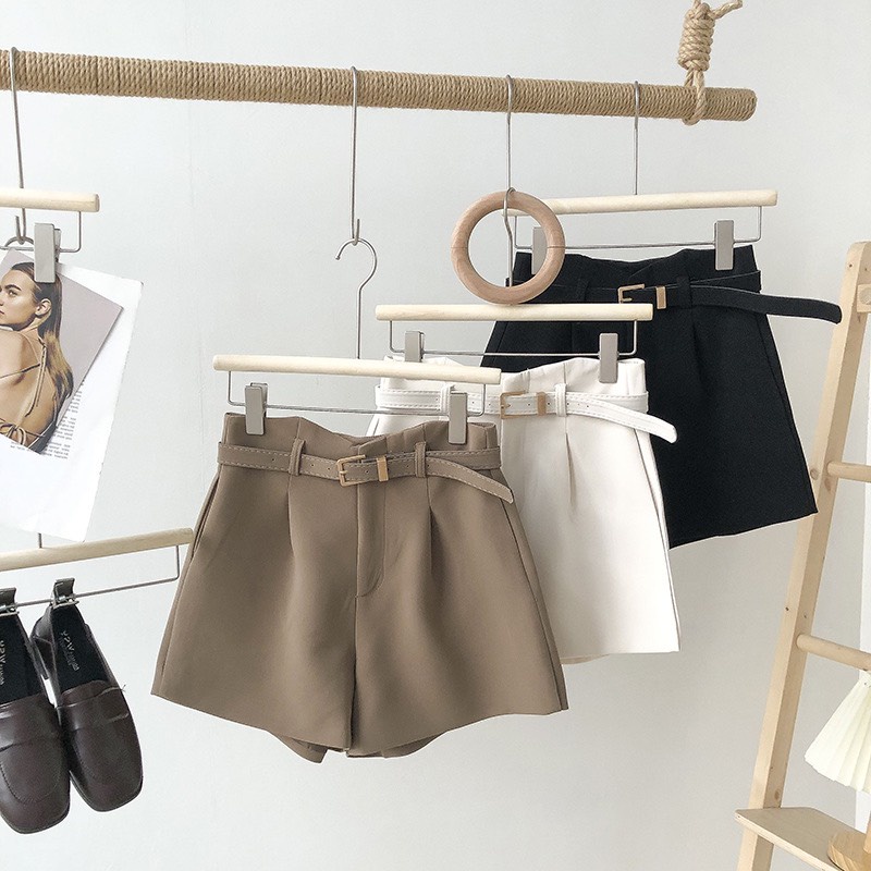 Quần short nữ, Quần đùi nữ có đai cạp cao chất liệu tuyết mưa bigsize 40 - 75kg
