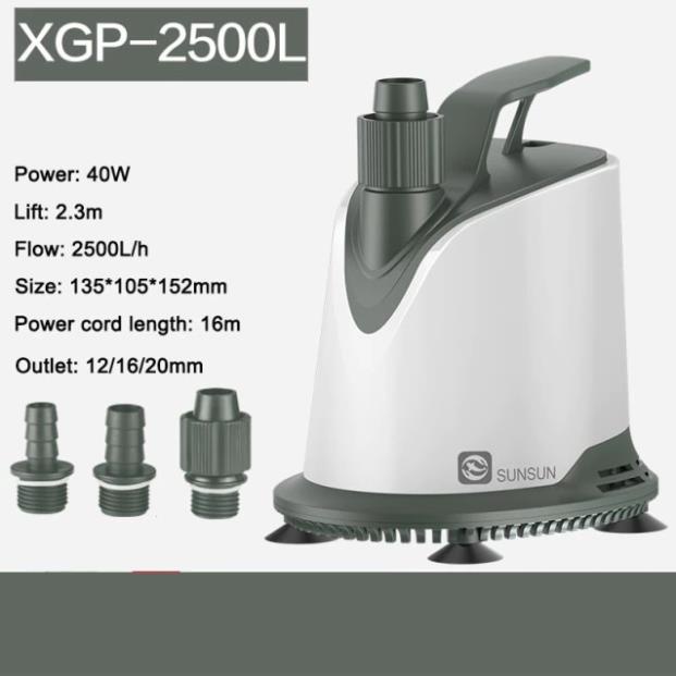 Máy Bơm Chìm Hút Đáy 360 Độ Atman Happy Pro  15W 20W 40W 60W 90W - Hút Cặn Đáy Siêu Êm, Tiết Kiệm Điện Cho Hồ Cá, Bể Cá