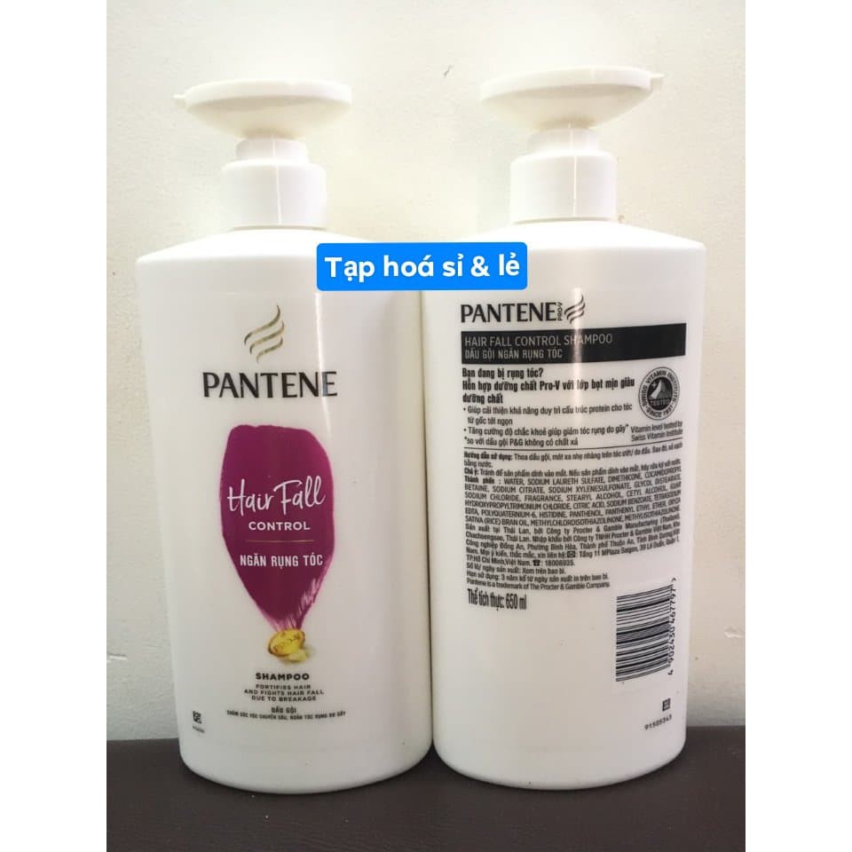 Dầu gội / Dầu Xả ngăn rụng tóc Pantene 650g