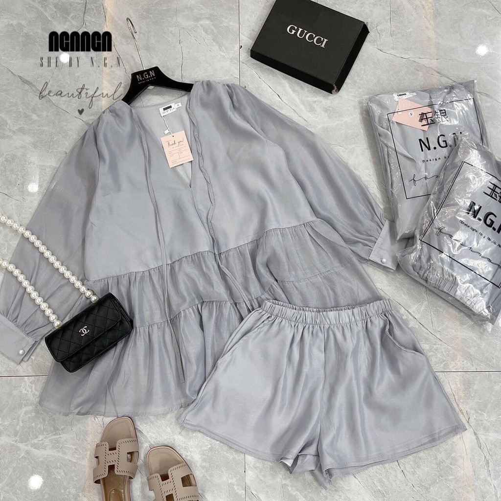 Set đồ nữ đẹp, set áo và quần short năng động cho phái nữ, hàng thiết kế đủ size, phù hợp đi chơi, dạo phố | BigBuy360 - bigbuy360.vn