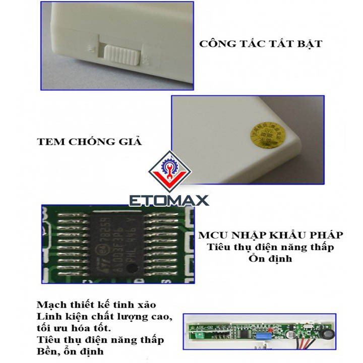 Báo động rung cảm biến điều khiển từ xa