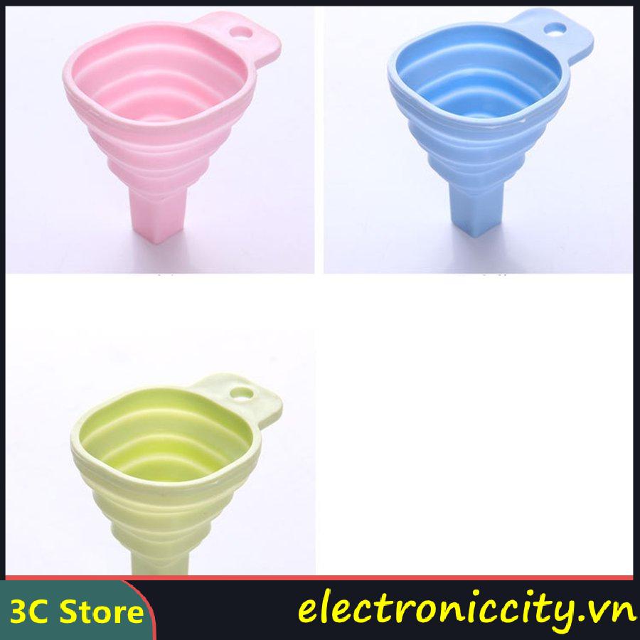 3 phễu rót dung dịch gấp gọn tiện dụng cho nhà bếp