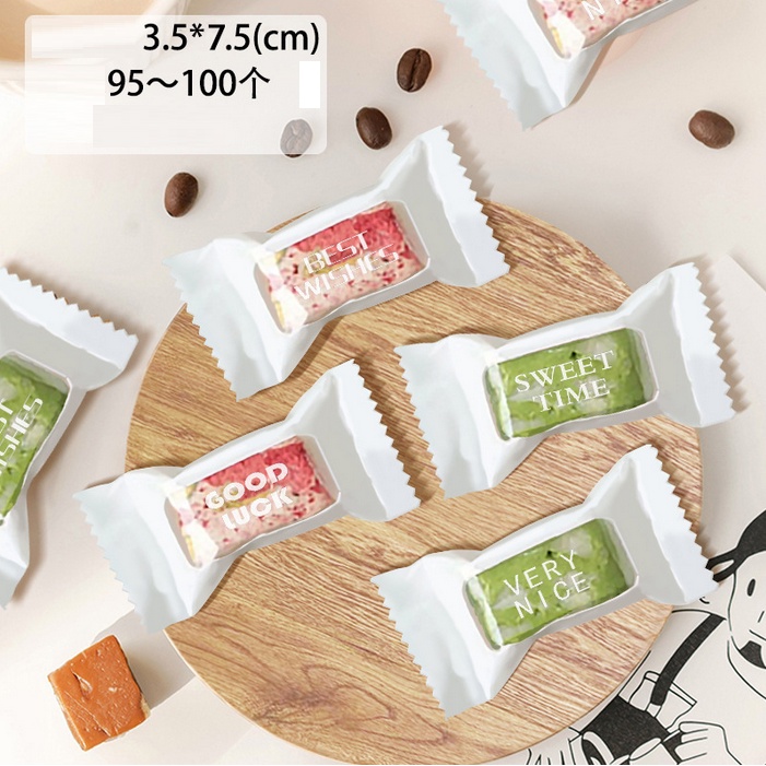 Túi kẹo nougat 3.5x7.5 cm
