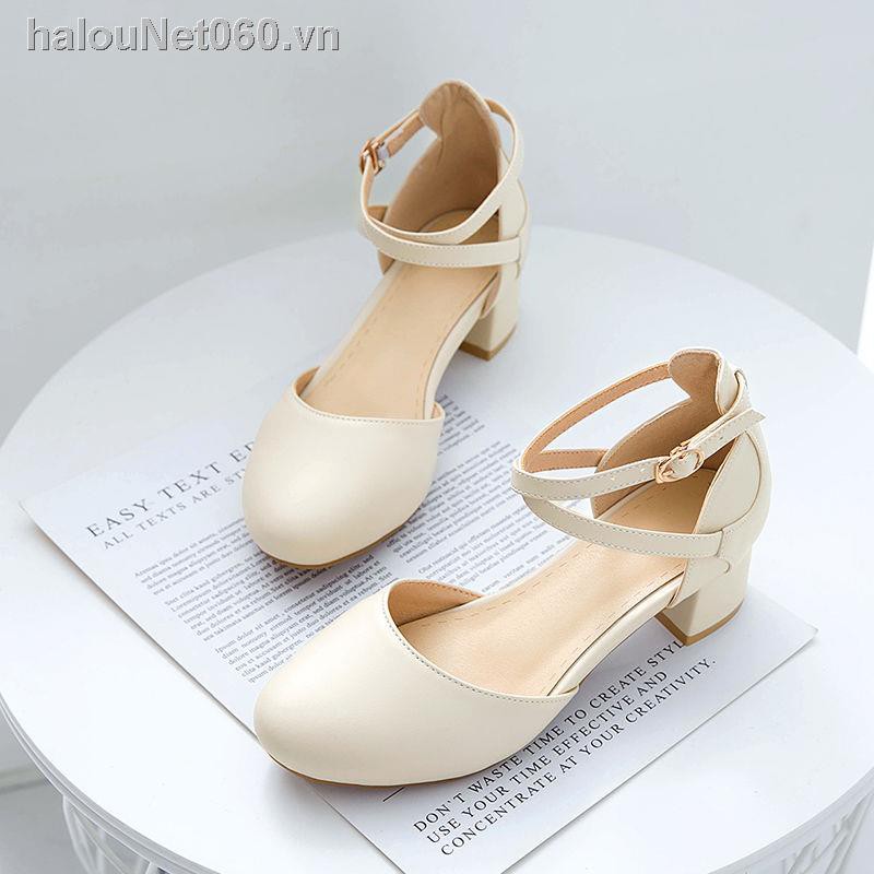 Giày sandal cao gót xinh xắn cho bé gái 10-12 tuổi