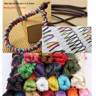 bó 10m Dây sáp cói size 1mm
