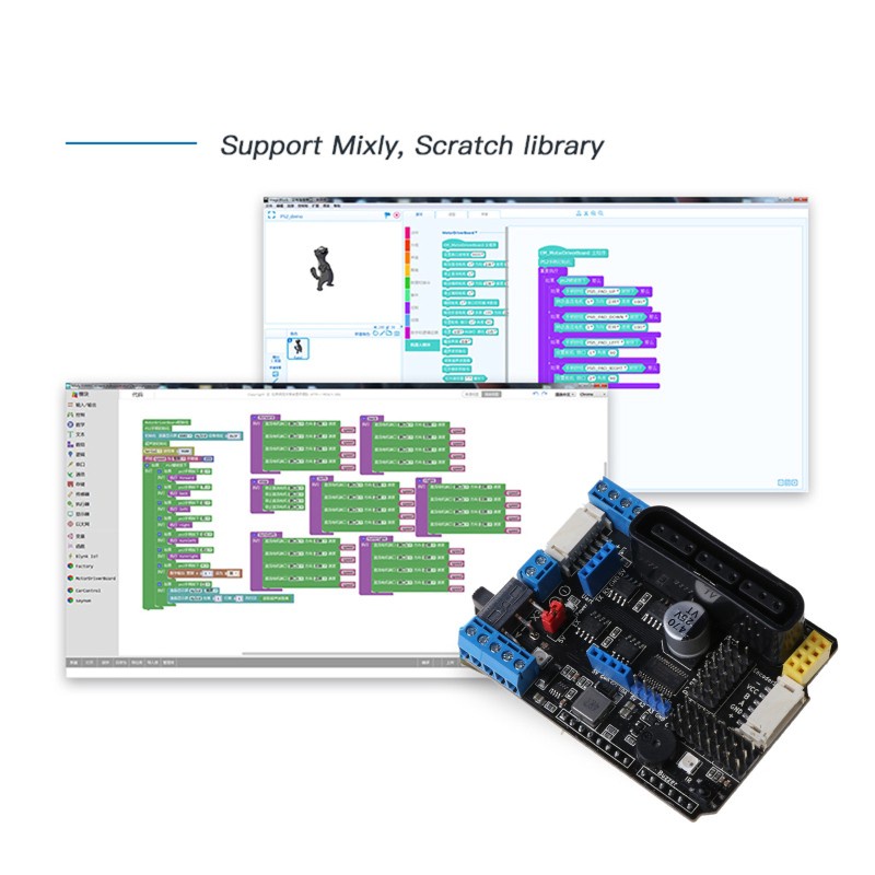 Bảng Mạch Điều Khiển Động Cơ V3.0 Tb6612Fng Kèm Psx2 Ir Cho Arduino-R3 Hỗ Trợ 8 Servo