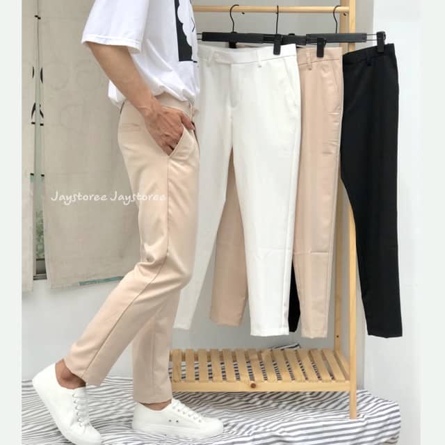 Quần Tây Baggy màu BE/TRẮNG/ĐEN form nam nữ unisex ❤️ JayStoree2