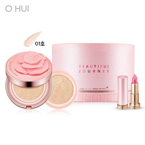 Set Phấn Nước OHUI Ultimate Cover Cushion [Rose Petal Edition]