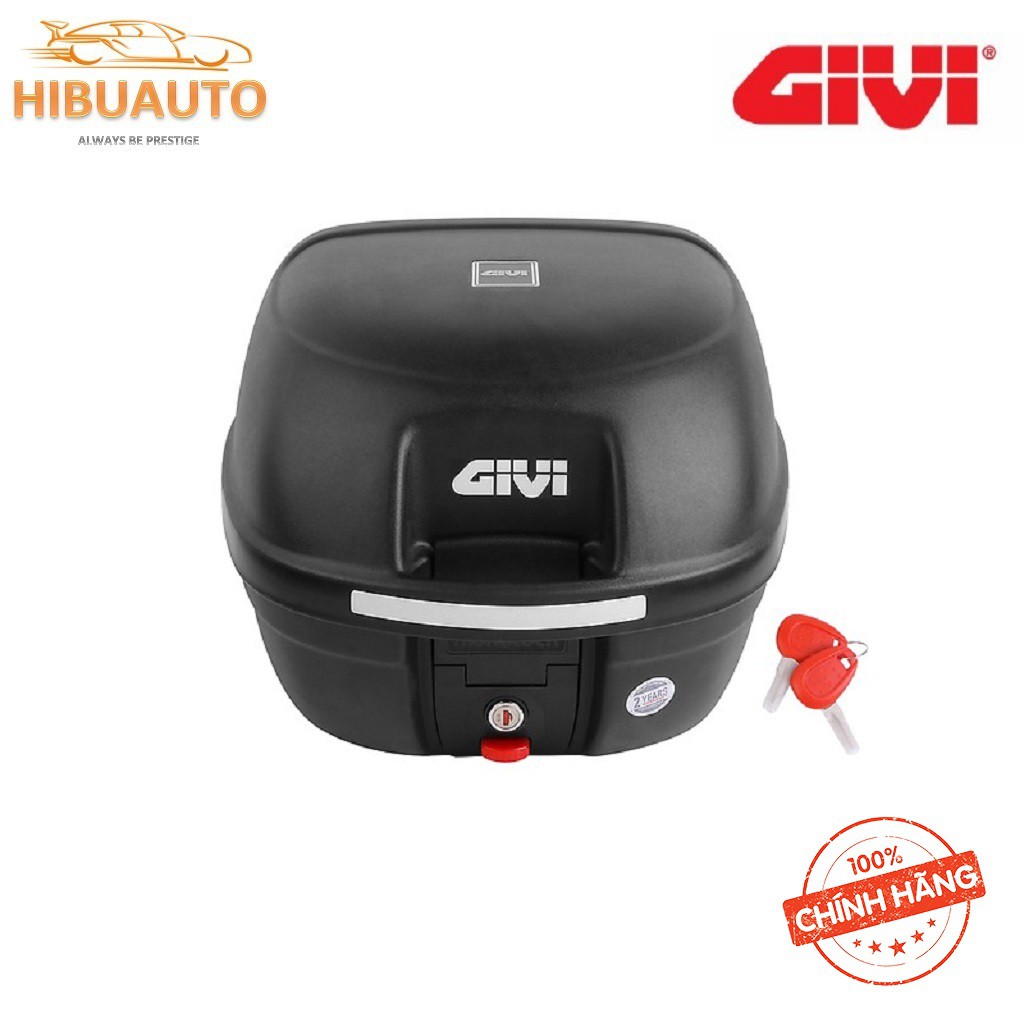 Thùng đựng đồ xe máy Givi E26N Micro 26L Kèm đế đệm Hàng chính hãng