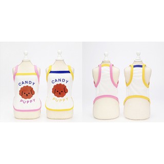 Áo 2 dây mặt poodle cho chó mèo