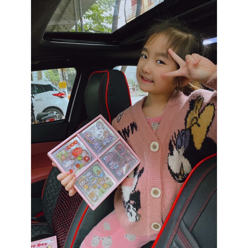 HỘP TRANH DÁN STICKER 1000 HÌNH ĐÁNG YÊU CHO BÉ - BỘ TRANH DÁN HÃNG TELADO AN TOÀN