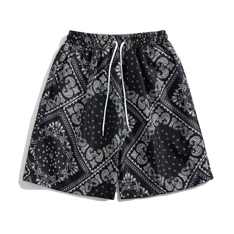 Quần Short Thể Thao Ống Rộng In Họa Tiết 2 Màu Tùy Chọn Size M-3XL Thời Trang Mùa Hè Cho Nam