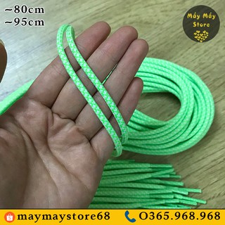 Dây Giày Tròn Màu Xanh Chuối