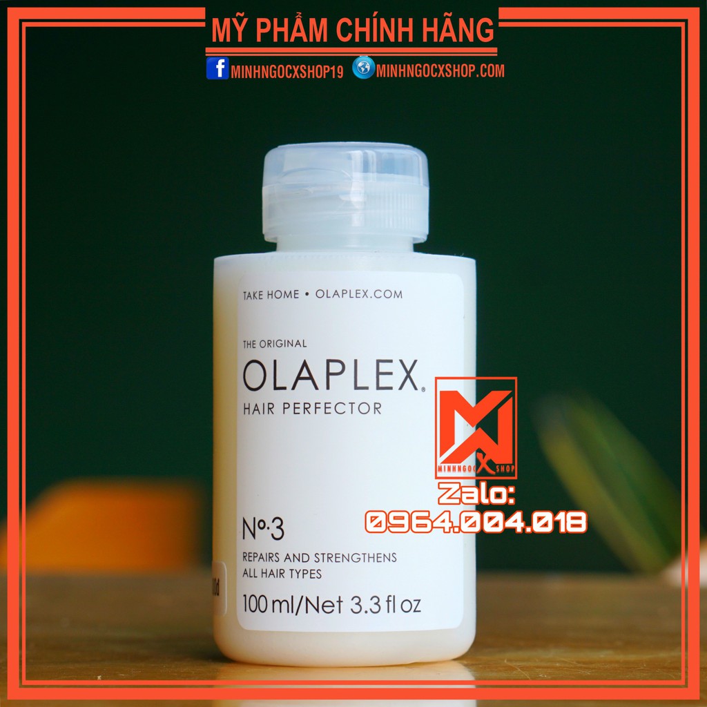 Phục gồi liên kết tóc OLAPLEX NO3 100ml chính hãng - OLAPLEX HAIR PERFECTOR 100ml