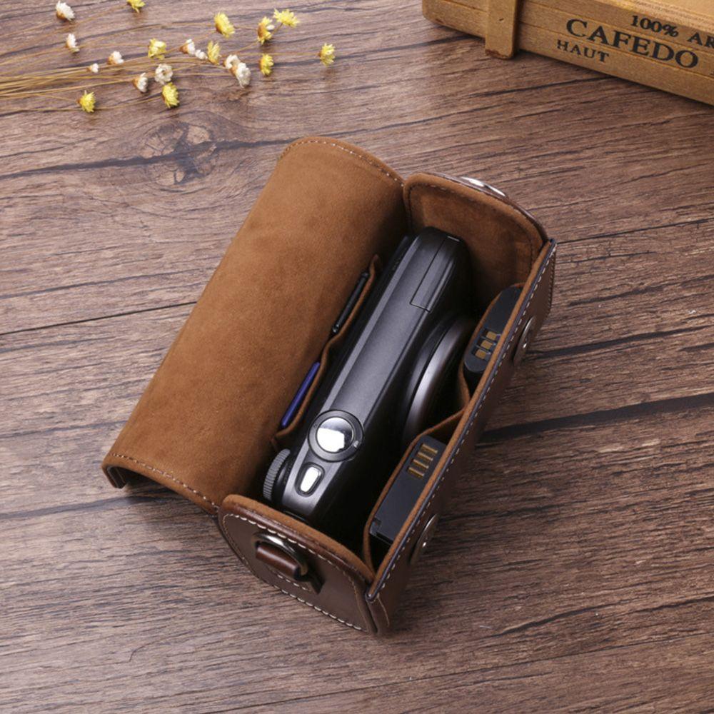 BTLIMER Túi Da Pu Đựng Máy Ảnh Canon Đa Năng Bảo Vệ Tiện Dụng