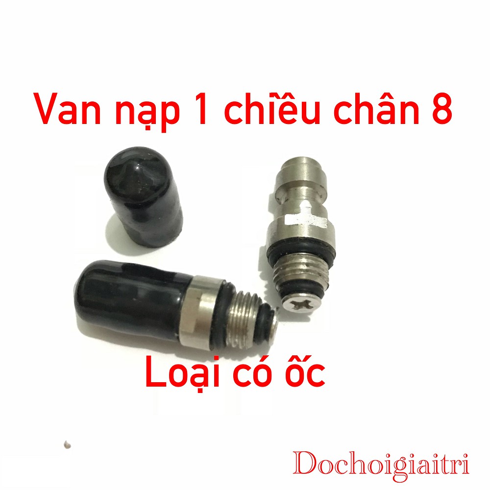 Van nạp một chiều chân 8mm có ốc